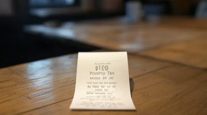 Taxa ascunsă pe săracie